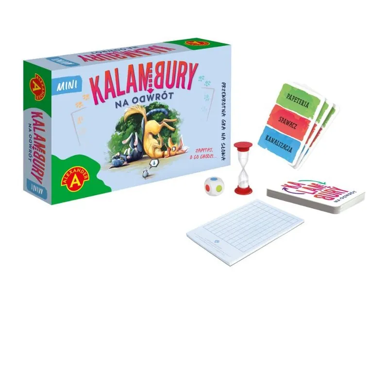 Alexander, Kalambury na odwrót, Mini, gra towarzyska