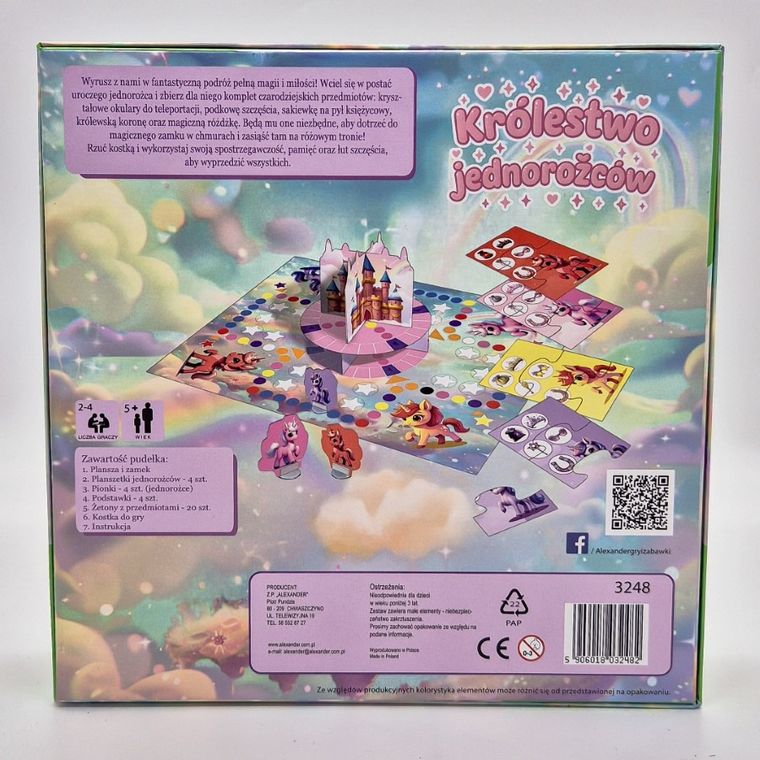 Alexander, Królestwo Jednorożców, gra familijna