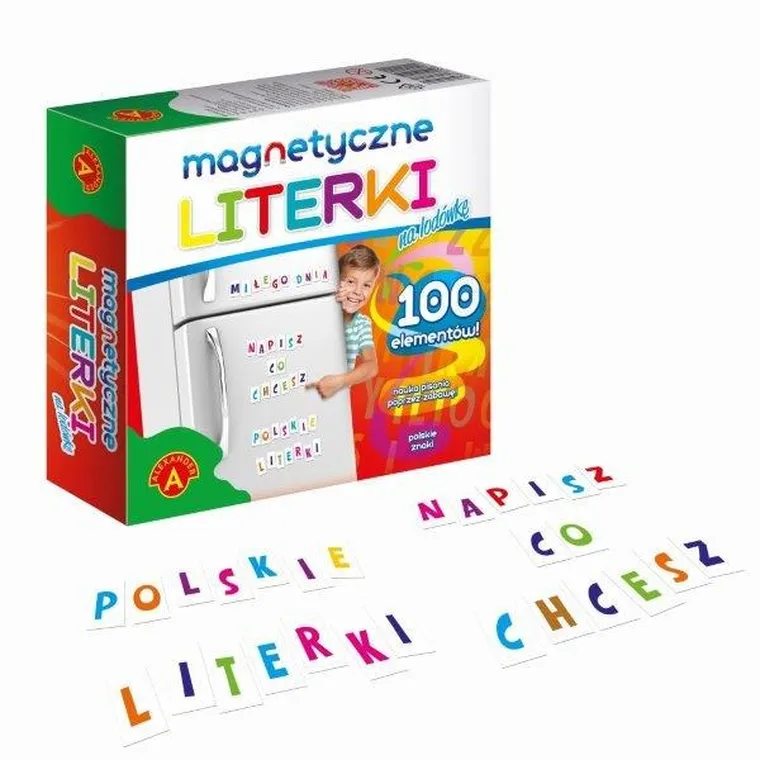 Alexander, literki magnetyczne na lodówkę