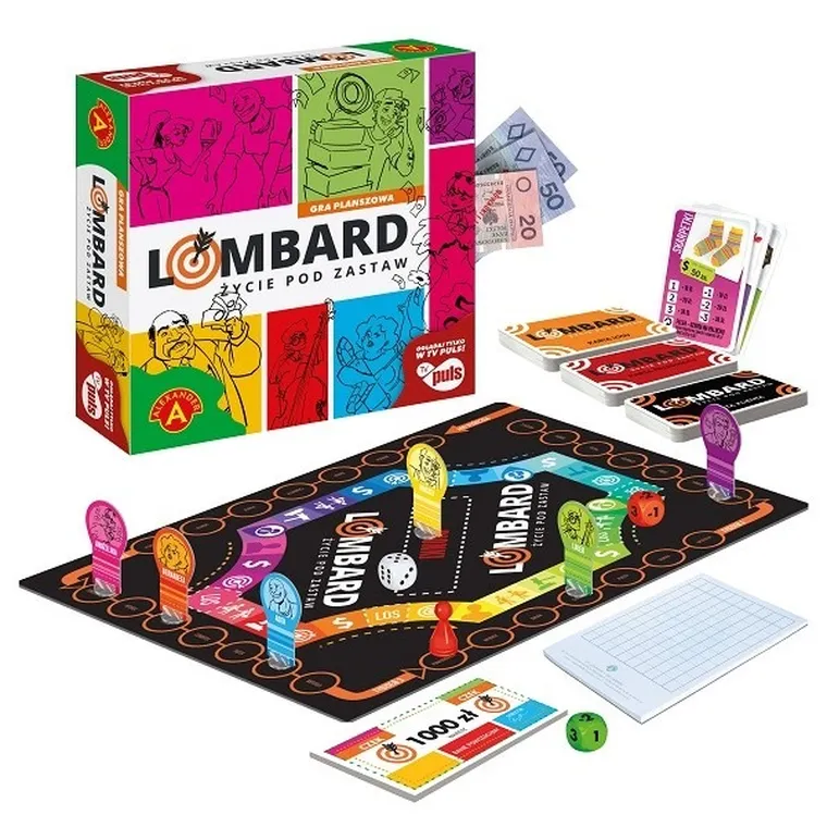 Alexander, Lombard. Życie pod zastaw, gra planszowa