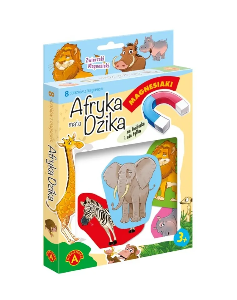 Alexander, Magnesiaki, Mała Afryka Dzika, układanka magnetyczna