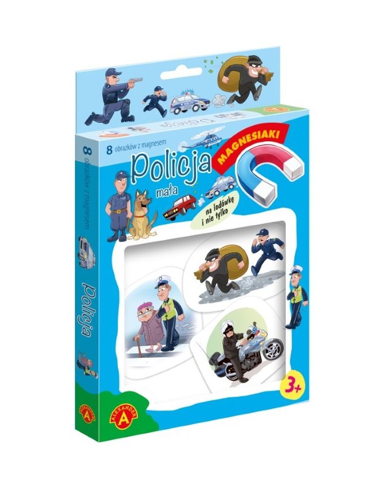 Alexander, Magnesiaki, Mała Policja, układanka magnetyczna