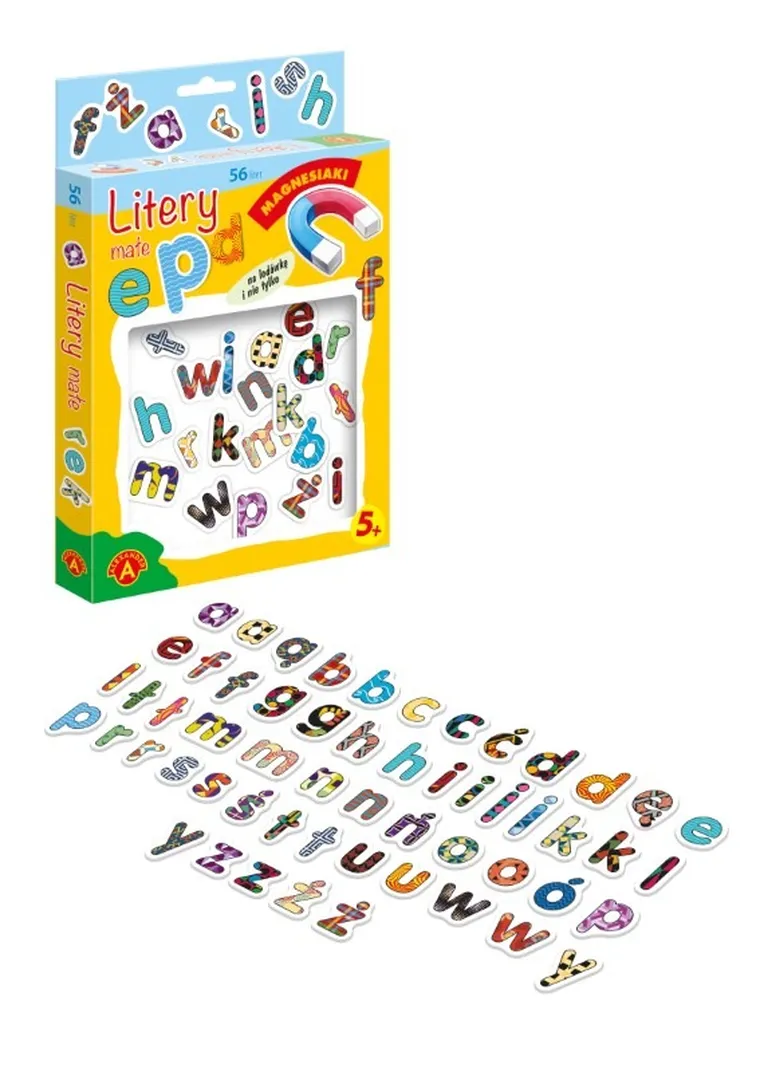 Alexander, Magnesiaki, Małe Litery, układanka magnetyczna