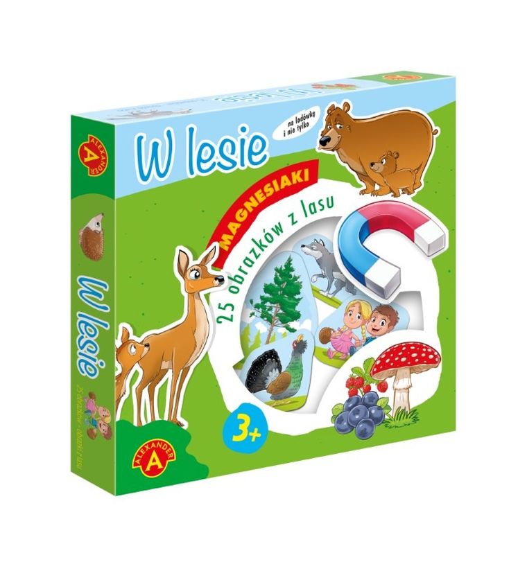 Alexander, Magnesiaki, W lesie, układanka magnetyczna