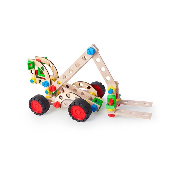 Alexander, Mały Konstruktor, Junior, Forklift Truck, zestaw konstrukcyjny 3w1, 88 elementów