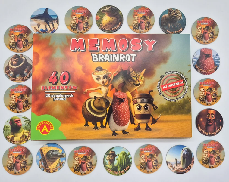 Alexander, Memosy Brainrot, memory, gra pamięciowa