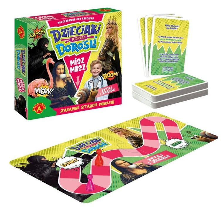 Alexander, Misz Masz, Pytaj i zgaduj, familijna gra karciana