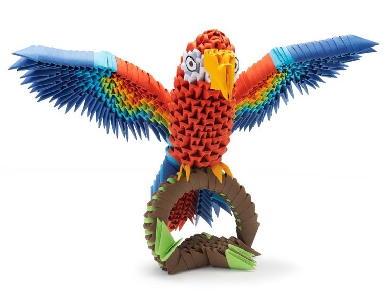Alexander, Origami 3D, Papuga, zestaw kreatywny
