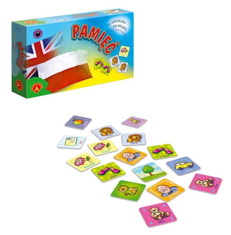 Alexander, Pamięć po angielsku i po polsku, gra logiczna