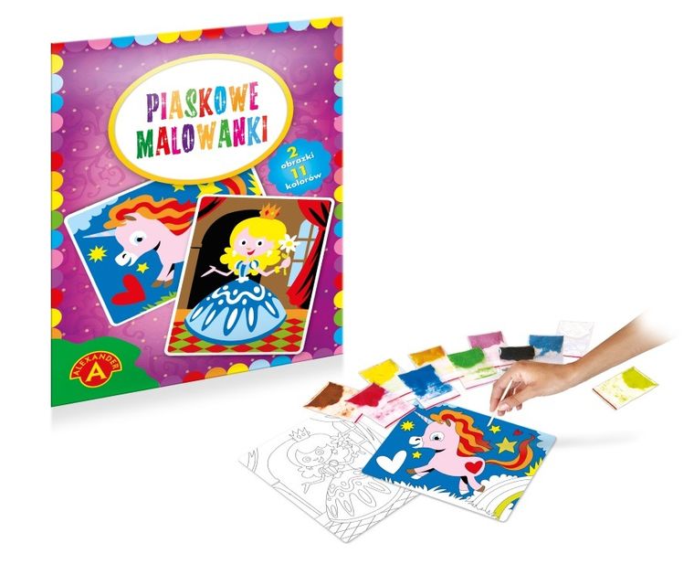 Alexander, Piaskowe Malowanki Księżniczka, Jednorożec