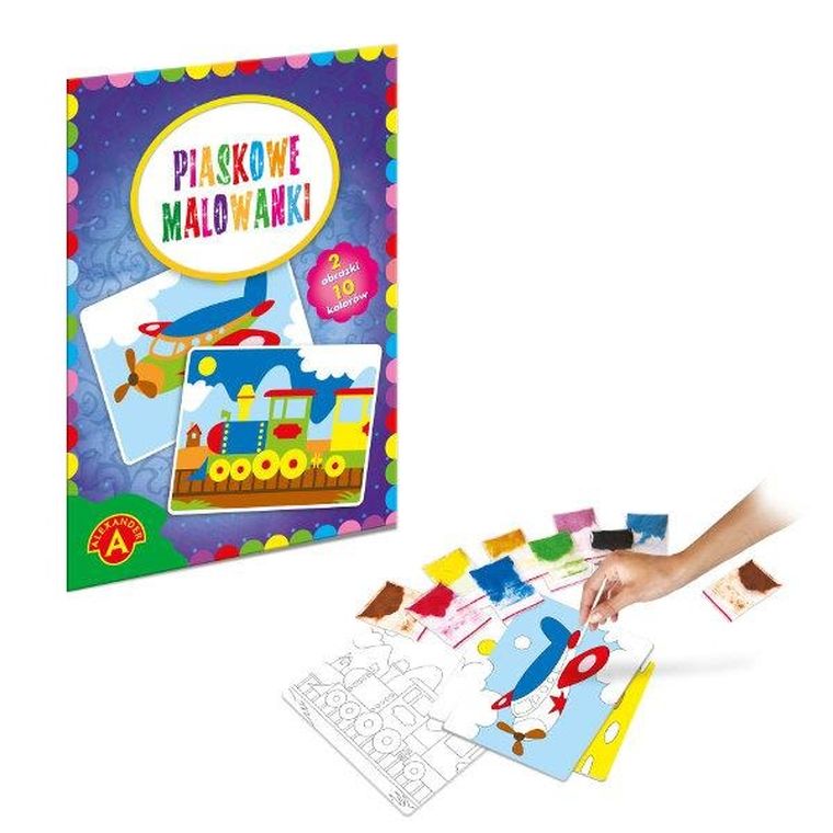 Alexander, Piaskowe malowanki, Pociąg, Samolot