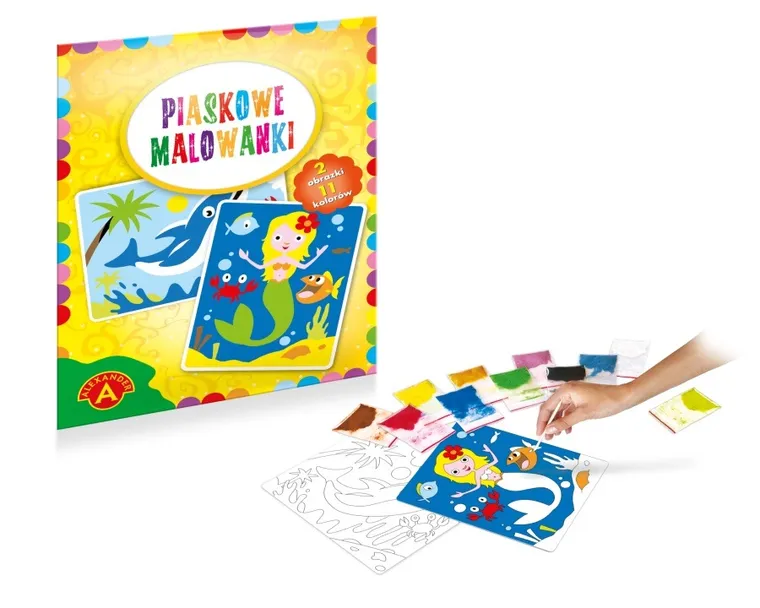 Alexander, Piaskowe malowanki, Syrenka, Delfin