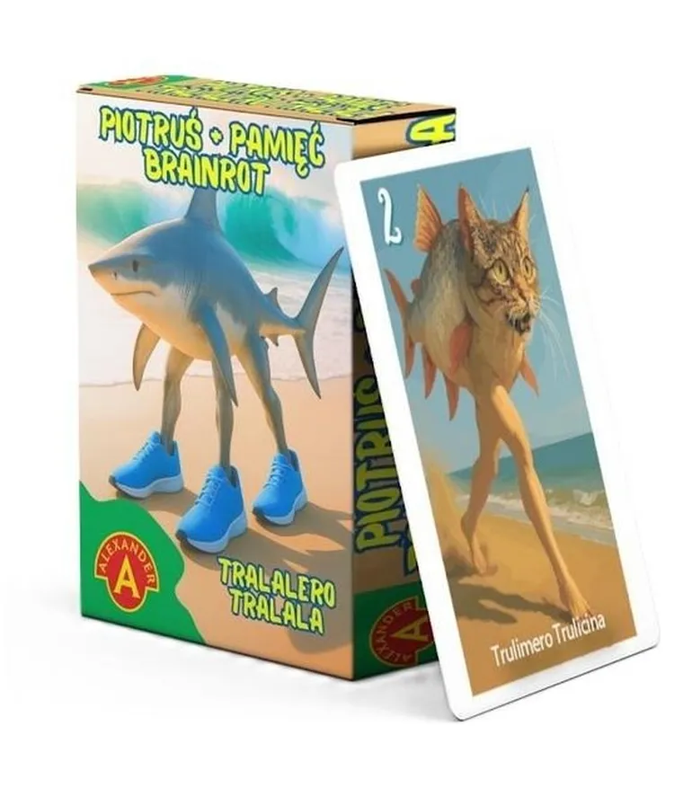 Alexander, Piotruś + Pamięć, Brainrot, Tralalero Tralala, gra karciana