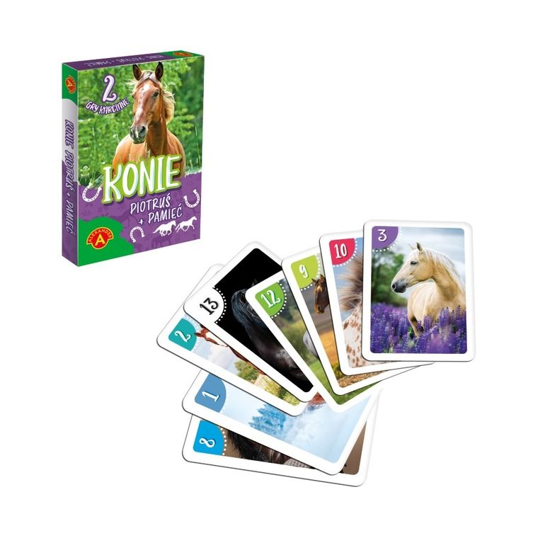 Alexander, Piotruś + Pamięć, konie, gra karciana