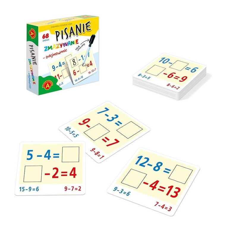 Alexander, Pisanie, zmazywanie, Odejmowanie, zestaw edukacyjny