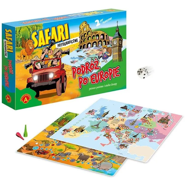 Alexander, Podróż po Europie, gra planszowa