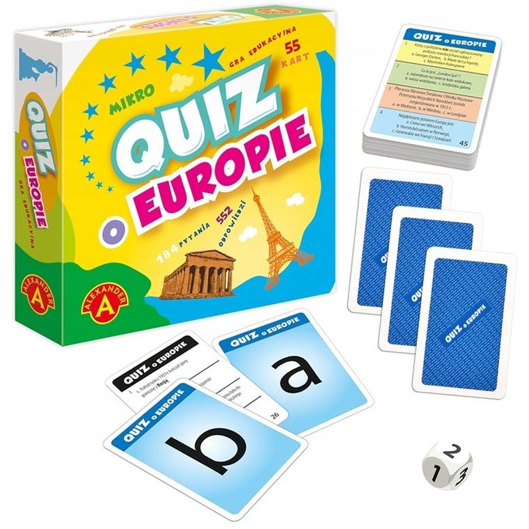 Alexander, Quiz, O europie, kieszonkowa gra edukacyjna