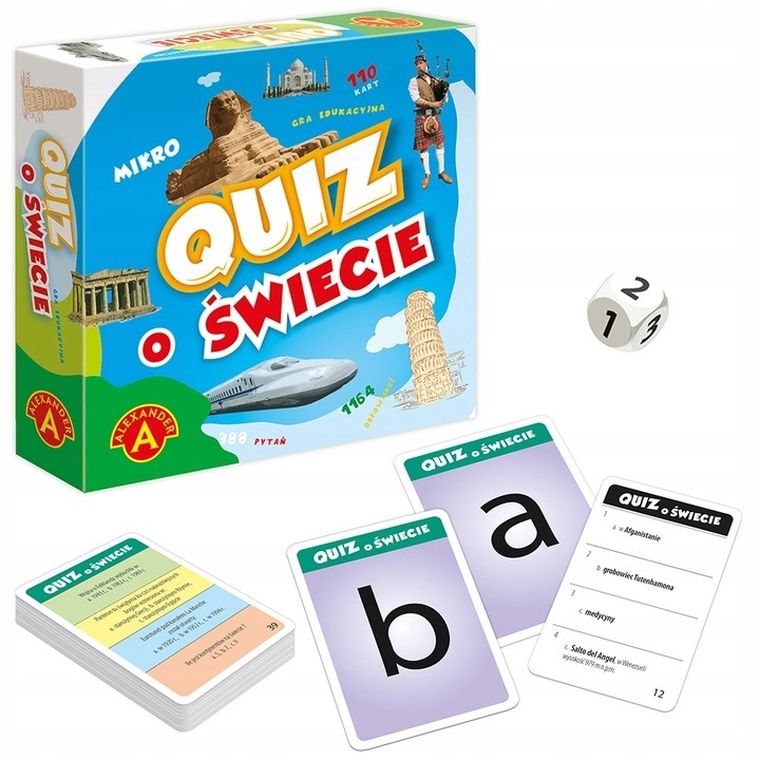 Alexander, Quiz, O świecie, kieszonkowa gra edukacyjna