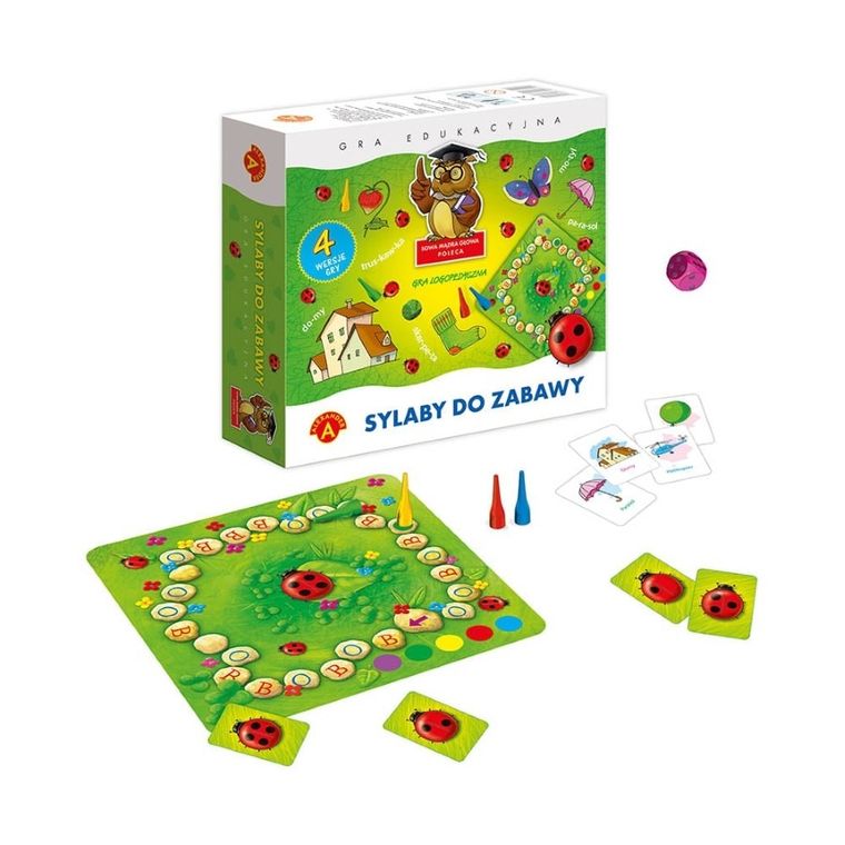 Alexander, Sowa Mądra Głowa, Sylaby do zabawy, gra edukacyjna