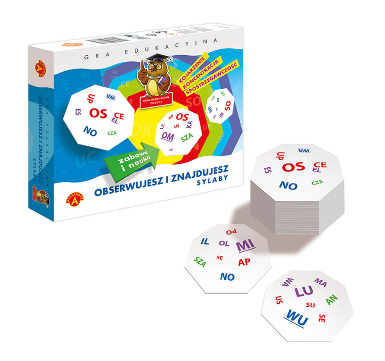 Alexander, Sowa Mądra Głowa, Sylaby, obserwujesz i znajdujesz