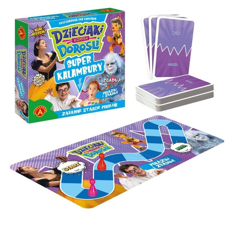 Alexander, Super Kalambury, Pokazuj i zgaduj, familijna gra karciana