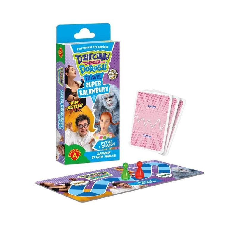 Alexander, Super Kalambury, Travel, Pokazuj i zgaduj, familijna gra karciana