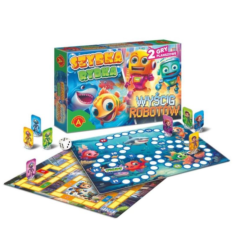 Alexander, Szybka Rybka/Wyścig Robotów, gra familijna
