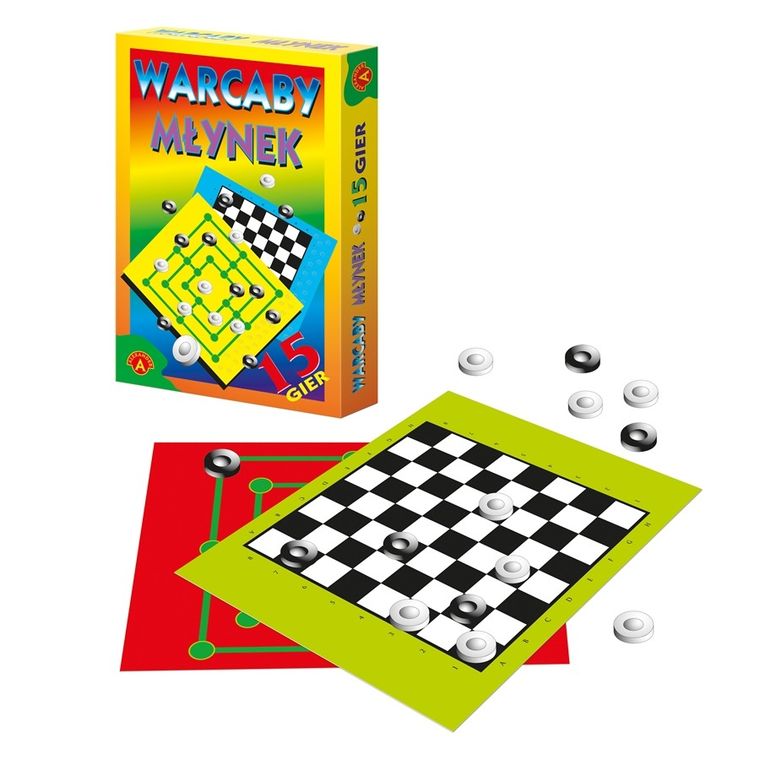 Alexander, Warcaby, Młynek, gry logiczne