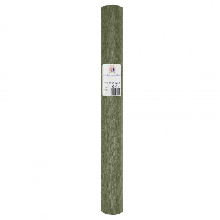 Alfa Pastello, krepina, ciemna zielona, 180g, 50-250 cm