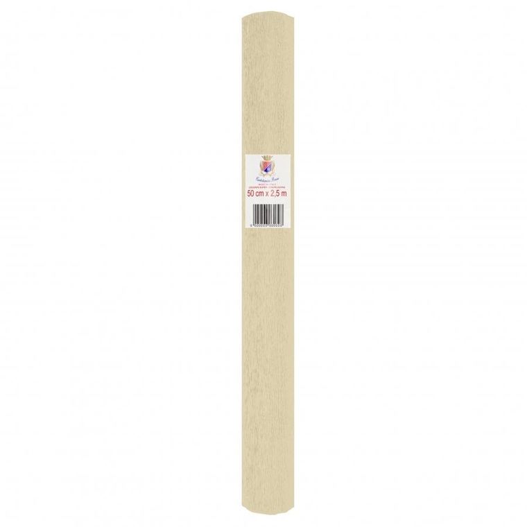 Alfa Pastello, krepina, kremowa, 180g, 50-250 cm