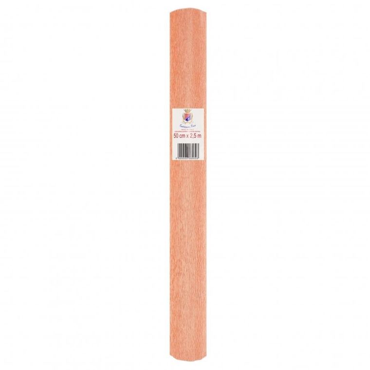 Alfa Pastello, krepina, łososiowa jasna, 180g, 50-250 cm