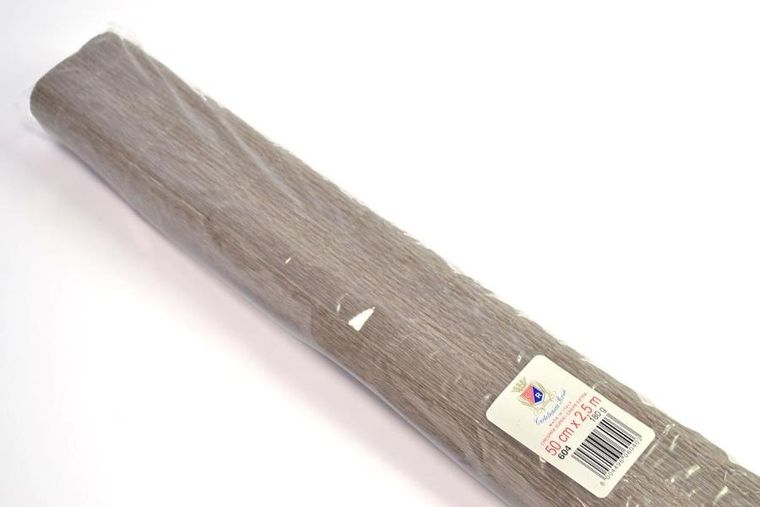 Alfa Pastello, krepina, szary, 180g, 50-250 cm