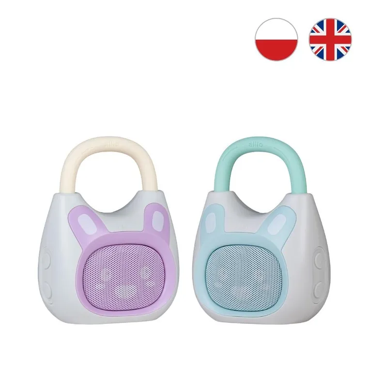 Alilo, Pocket Bunny K1, odtwarzacz MP3 z Bluetooth, fioletowy