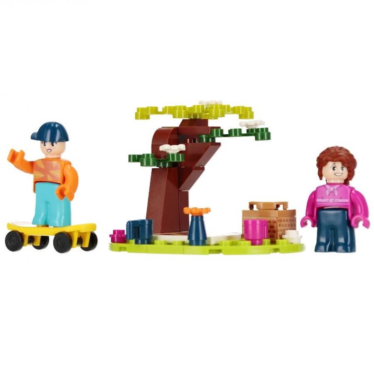 Alleblox, Girl, Piknik, klocki konstrukcyjne, 45 elementów