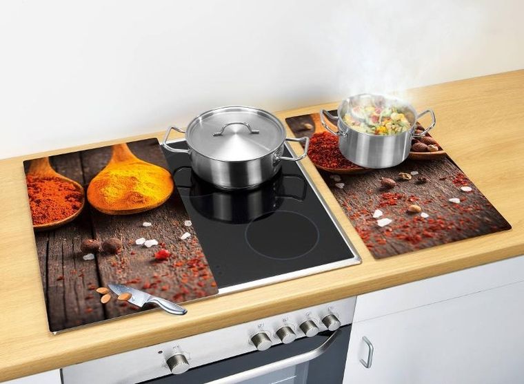 allstar, podkładki kuchenne przyprawy, 2 szt., szkło, 52-30 cm