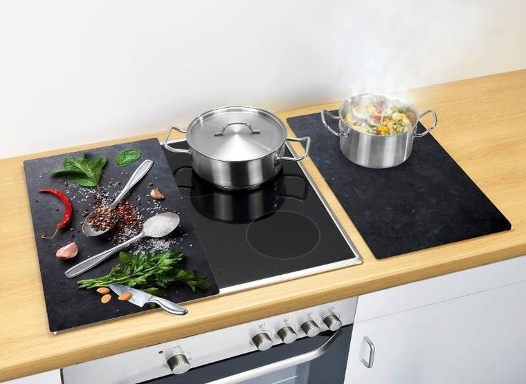 Allstar, podkładki kuchenne Zioła, 2 szt., szkło, 52-30 cm