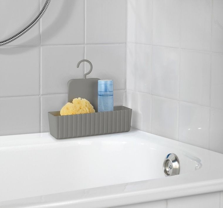 Allstar, półka łazienkowa, wisząca, Minas Allstar, taupe