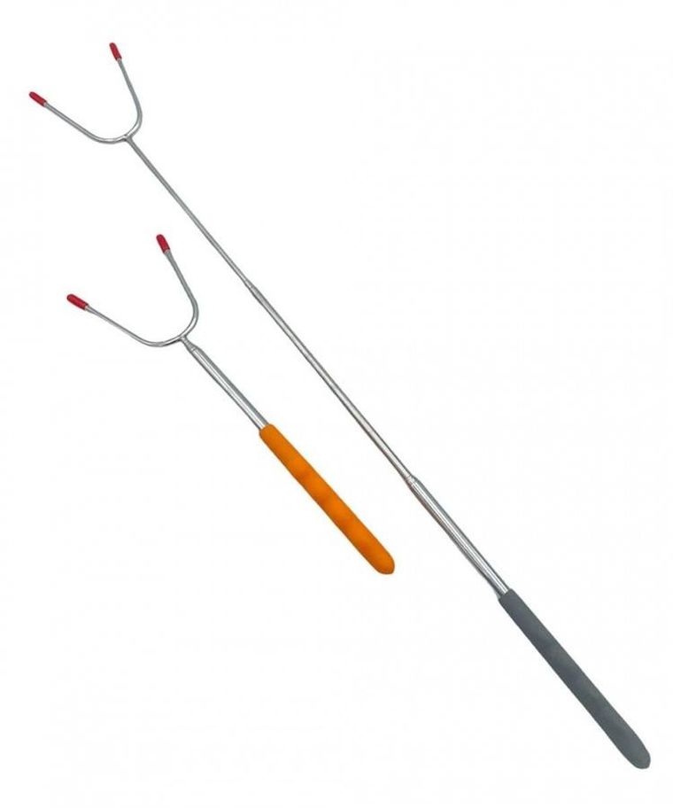 Alpenburg, widelec teleskopowy do ogniska pieczenia kiełbasek, 4 szt.