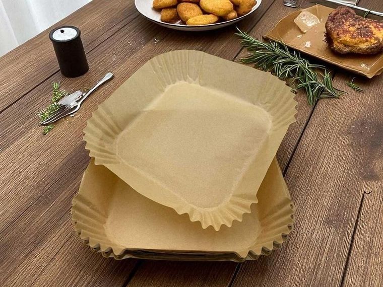 Alpenburg, wkład papierowy do frytownicy, kwadratowy, 16-16 cm, 50 szt.