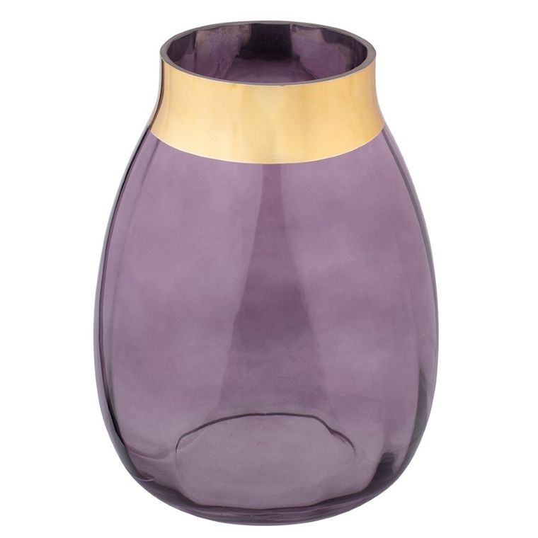 Altom Design, Aurora, wazon, h-23 cm, fioletowy