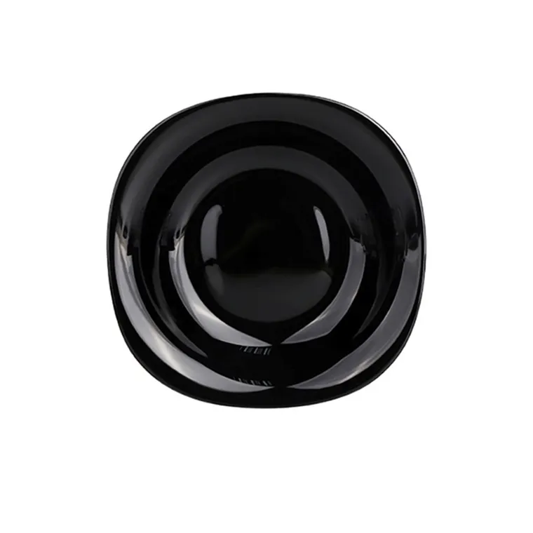 Altom Design, Black Harmony, talerz głęboki, czarny, 22,5 cm