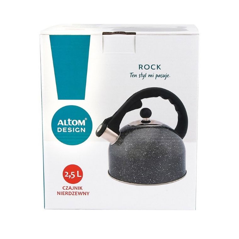 Altom Design, czajnik nierdzewny, 2,5 l, rock