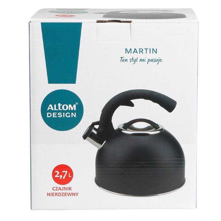 Altom Design, czajnik nierdzewny, 2,7 l, martin