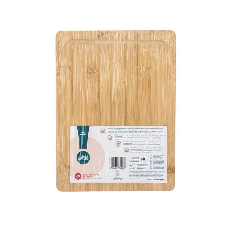 Altom Design, deska bambusowa do krojenia, 28-21-1,2 cm