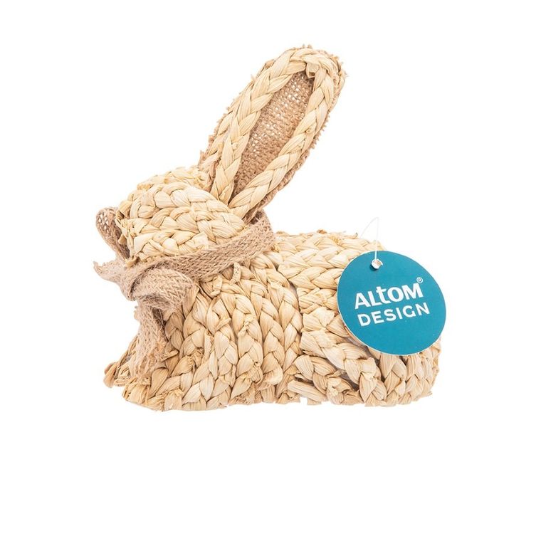 Altom Design, figurka pleciona, zając, 15-9-16 cm