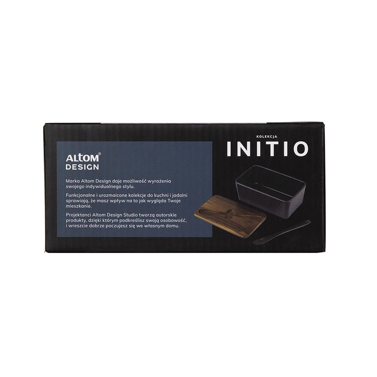 Altom Design, Initio, chlebak z pokrywą akacjową i nożem do chleba