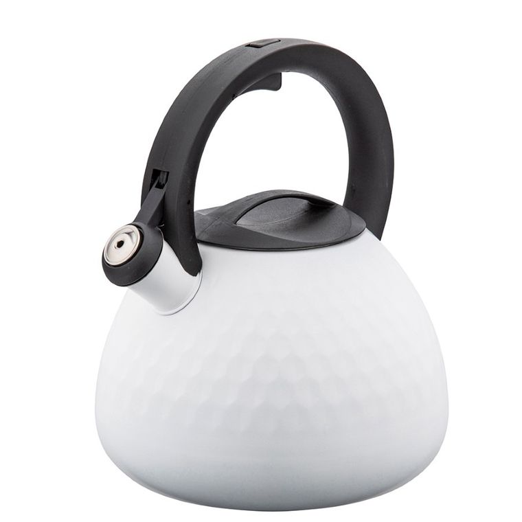 Altom Design, John, czajnik nierdzewny, biały, 2,7l