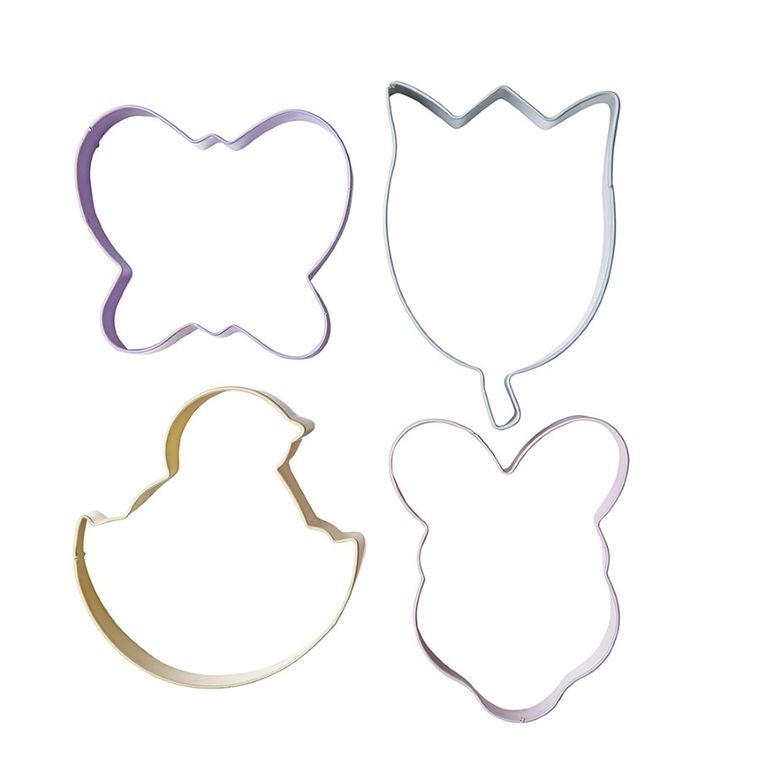 Altom Design, komplet wykrawaczy do ciastek, Wielkanoc, 4 szt.