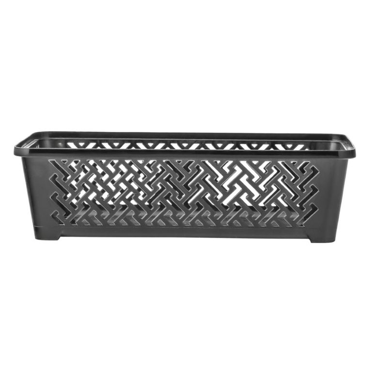 Altom Design, koszyk, 19-10-5,5 cm, czarny