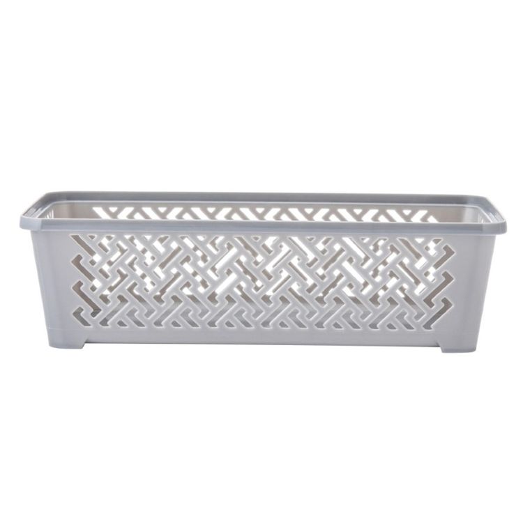 Altom Design, koszyk, 19-10-5,5 cm, szary